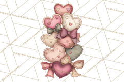 Stitched Fabric Clipart Clusters in Soft Cartoon Style Png Product Image 2