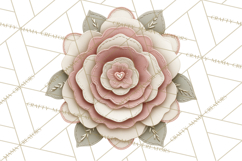 Stitched Fabric Clipart Clusters in Soft Cartoon Style Png Product Image 2