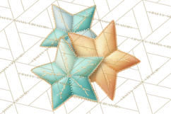 Stitched Fabric Clipart Clusters in Soft Cartoon Style Png Product Image 4