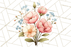 Stitched Fabric Clipart Clusters in Soft Cartoon Style Png Product Image 5