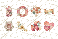 Stitched Fabric Clipart Clusters in Soft Cartoon Style Png Product Image 4