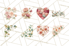Stitched Fabric Clipart Clusters in Soft Cartoon Style Png Product Image 8