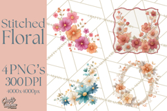 Stitched Fabric Clipart Clusters in Soft Cartoon Style Png Product Image 1