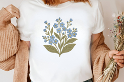 Stitched Wildflower Bouquet Design Product Image 2