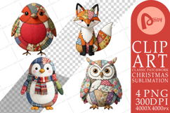 Woodland Animal Patchwork Sublimation Product Image 1