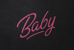Stitching Embroidery Logo Mockup Product Image 4