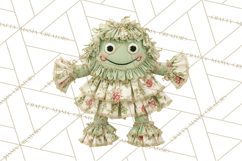 Cute Halloween Monster Clipart PNG, Patchwork Monsters Png Product Image 5