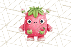 Cute Halloween Monster Clipart PNG, Patchwork Monsters Png Product Image 4