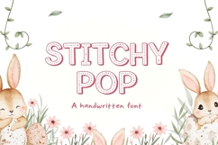 Stitchy Pop Handmade Font Product Image 1