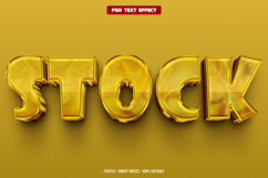 Stock 3D editable text effect Product Image 1
