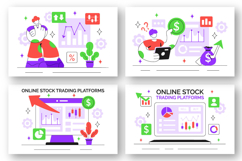 10 Stock Trading Platforms Illustration Product Image 3
