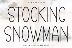 Stocking Snowman Product Image 1