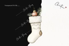 Nordic Festive Reindeer | Beige Christmas PNG Product Image 2