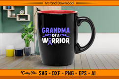 Grandma of a Warrior Stomach Cancer SVG Design File Product Image 3
