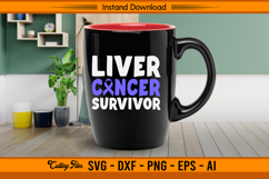 Liver Cancer Survivor Awareness SVG Design Product Image 3