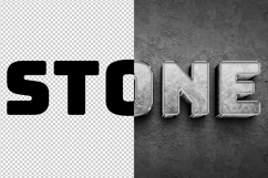 Stone 3D editable text effect Product Image 2