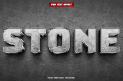 Stone 3D editable text effect Product Image 1