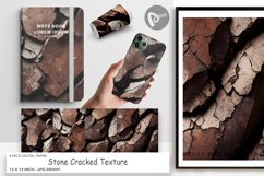Digital Paper Stone Cracked Texture Product Image 1
