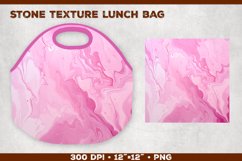 Stone Texture Lunch Bag Sublimation Design. Lunch Bag Design Product Image 1