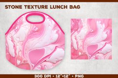 Stone Texture Lunch Bag Sublimation Design. Lunch Bag Design Product Image 1