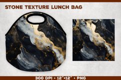 Stone Texture Lunch Bag Sublimation Design. Lunch Bag Design Product Image 1