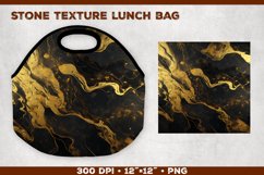 Stone Texture Lunch Bag Sublimation Design. Lunch Bag Design Product Image 1