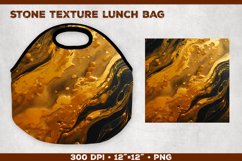 Stone Texture Lunch Bag Sublimation Design. Lunch Bag Design Product Image 1