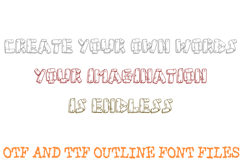 Stonehenge Monolith Stone Lettering Font Boulder ABC OTF Product Image 3