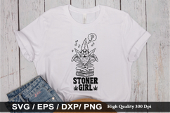 Stoner Girl - Weed SVG Design Product Image 1