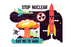 10 Stop Nuclear Illustration Product Image 4