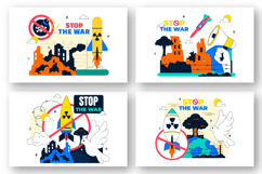 10 Stop The War Peace Illustration Product Image 3