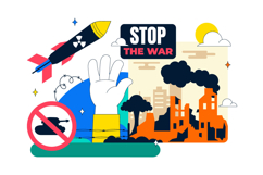 10 Stop The War Peace Illustration Product Image 4