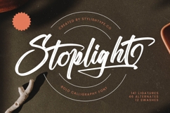 Stoplight - Bold Calligraphy Font Product Image 1