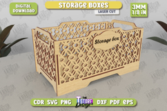 Wooden Storage Box | Jewelry Box | Gift Box | Organizer |CNC Product Image 1