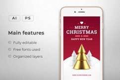 Merry Christmas Story Template Product Image 1