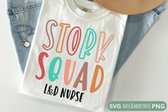 Labor And Delivery Nurse SVG | Stork Squad SVG | L&amp;D SVG Product Image 1