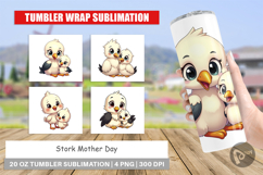 Tumbler Stork Mother&#039;s Day Product Image 1
