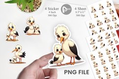 Stork Mother's Day Sticker Product Image 1