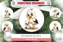 Ornament Stork Mother&#039;s Day Product Image 1