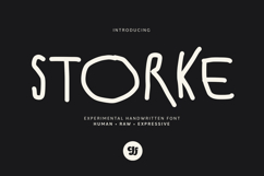 Storke - Experimental Font Product Image 1