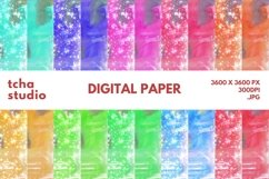 Storm Watercolor Digital Papers Glitter Background Product Image 1