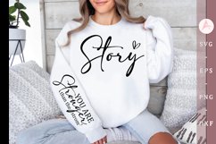 Story Sleeve SVG, Story-themed SVG Product Image 1