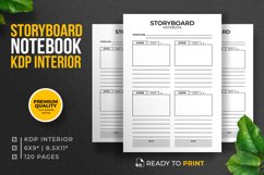 Storyboard Notebook KDP Interior - Low or No Content Book Product Image 1