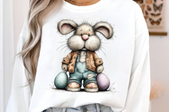 Storybook Easter Bunny Clipart Product Image 2