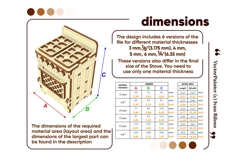 Stove Doll furniture - Laser Cut File, SVG Kitchen miniature Product Image 13