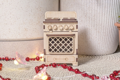Stove Doll furniture - Laser Cut File, SVG Kitchen miniature Product Image 8