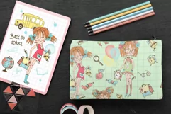 Bask to school.Girl 2. Png Svg Eps Product Image 2