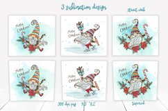 Christmas Gnomes 2 tumbler sublimation design 20 oz skinny Product Image 2