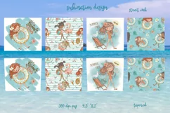 Beach girls tumbler sublimation design 20 oz skinny Product Image 2
