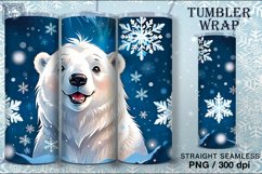 4 Christmas Seamless Tumbler Wrap 20 oz Product Image 4